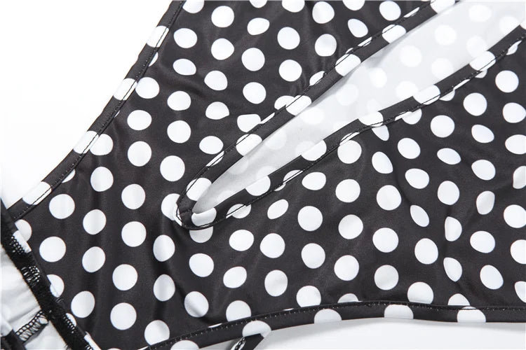 Women's Polka-Dot Bodysuit and Shorts Set