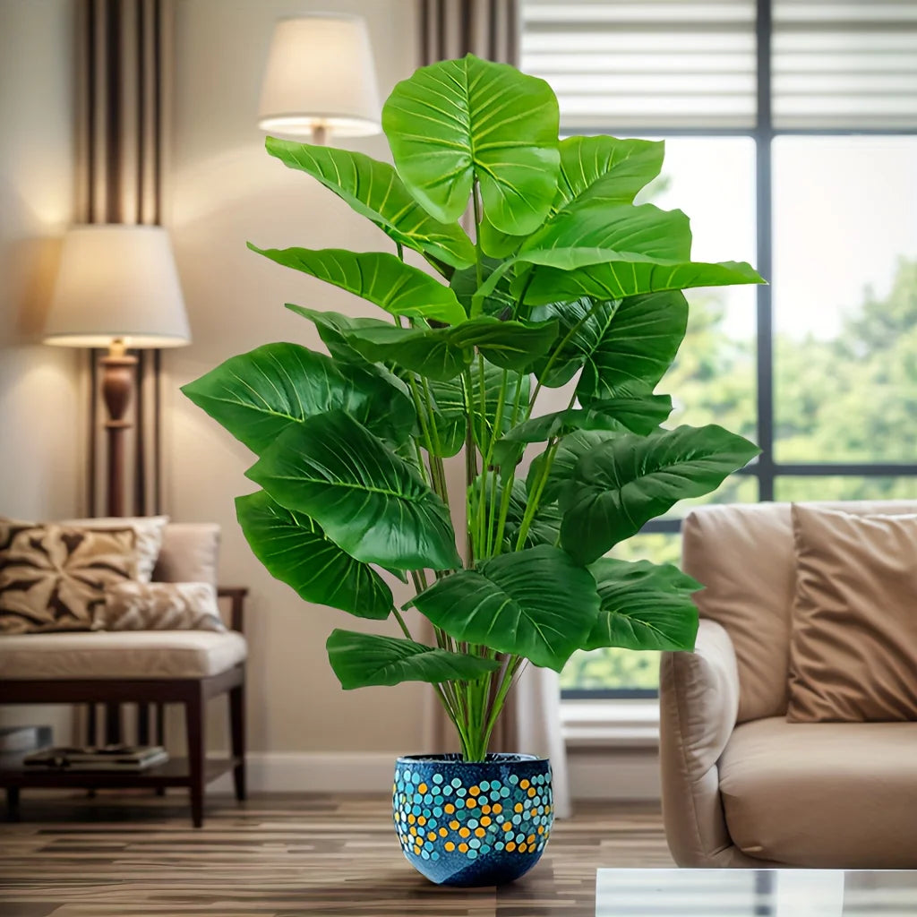Artificial Palm Tree, 100 cm with 18 Leaves