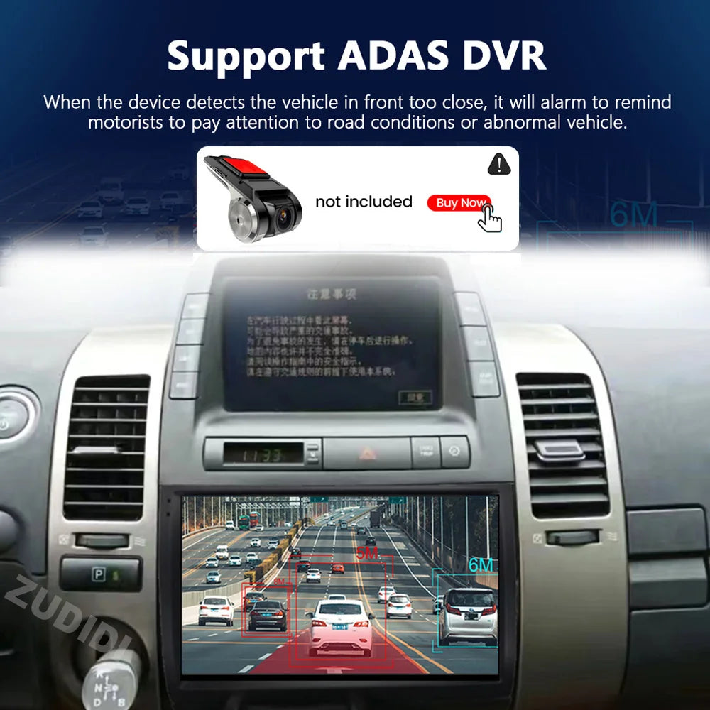 9-Inch Car Stereo for Toyota Prius 2003–2009