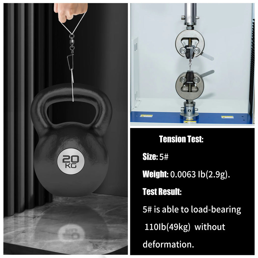 FishTrip Ball-Bearing Coastlock Snap Swivels