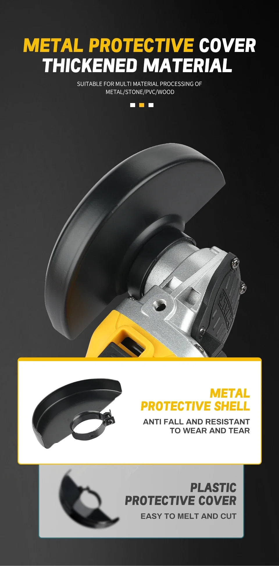 DEWALT DCG405 125 mm Angle Grinder — Tool Only