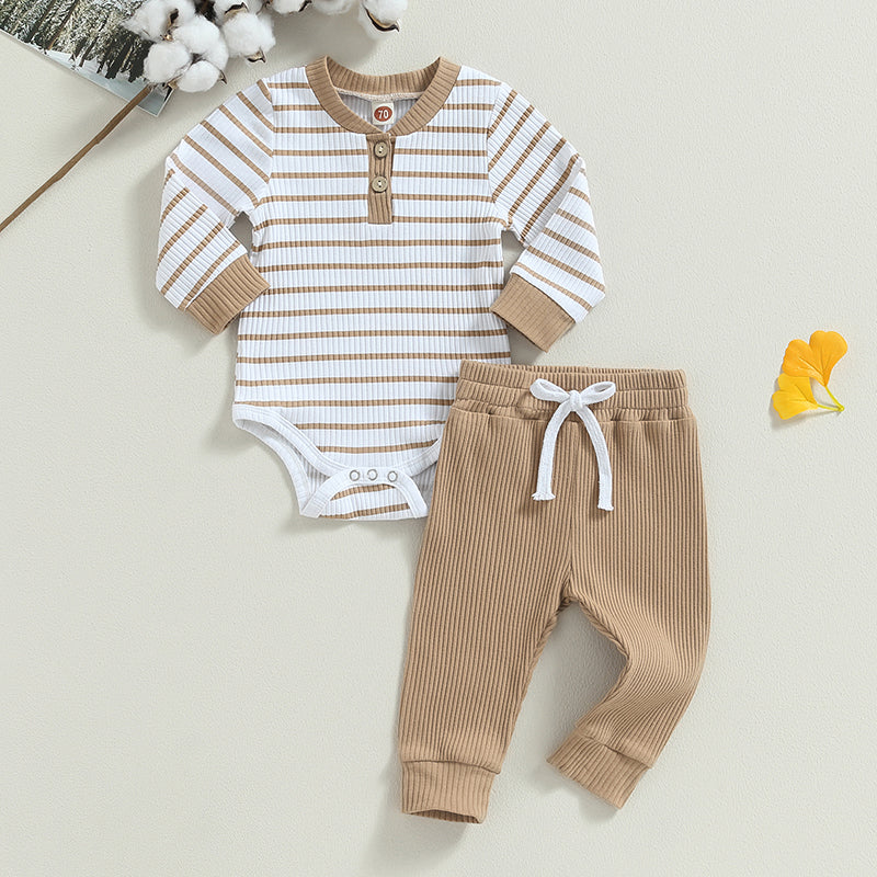 Baby Romper and Pants Set — Cotton Blend
