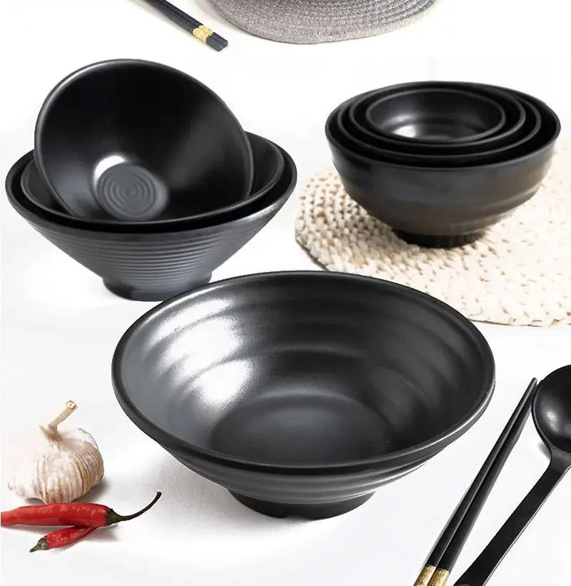 Frosted Melamine Bowls — Assorted Sizes