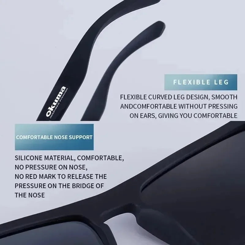 Polarized Fishing Sunglasses, Case Options