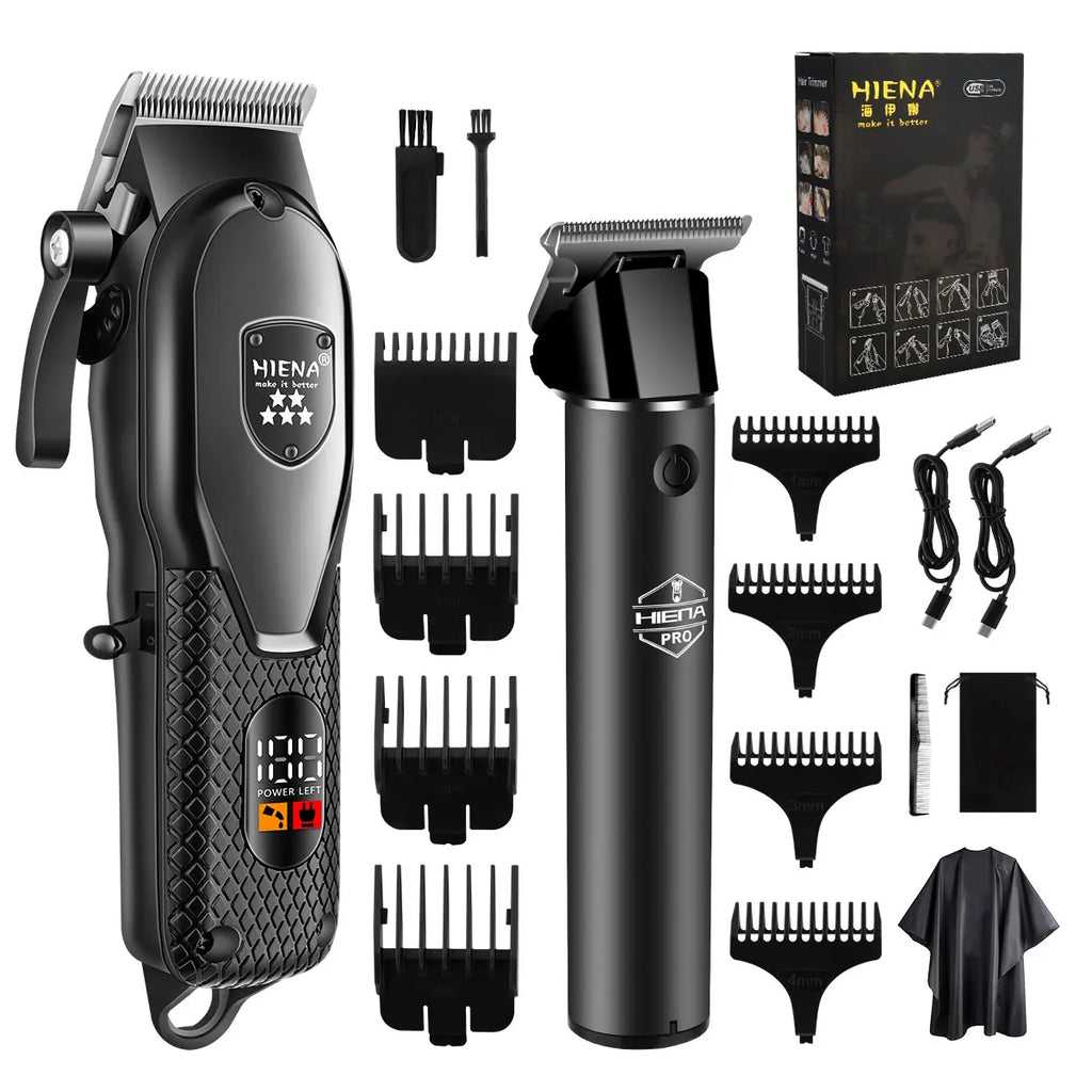 HIENA Rechargeable Hair Trimmer Kit