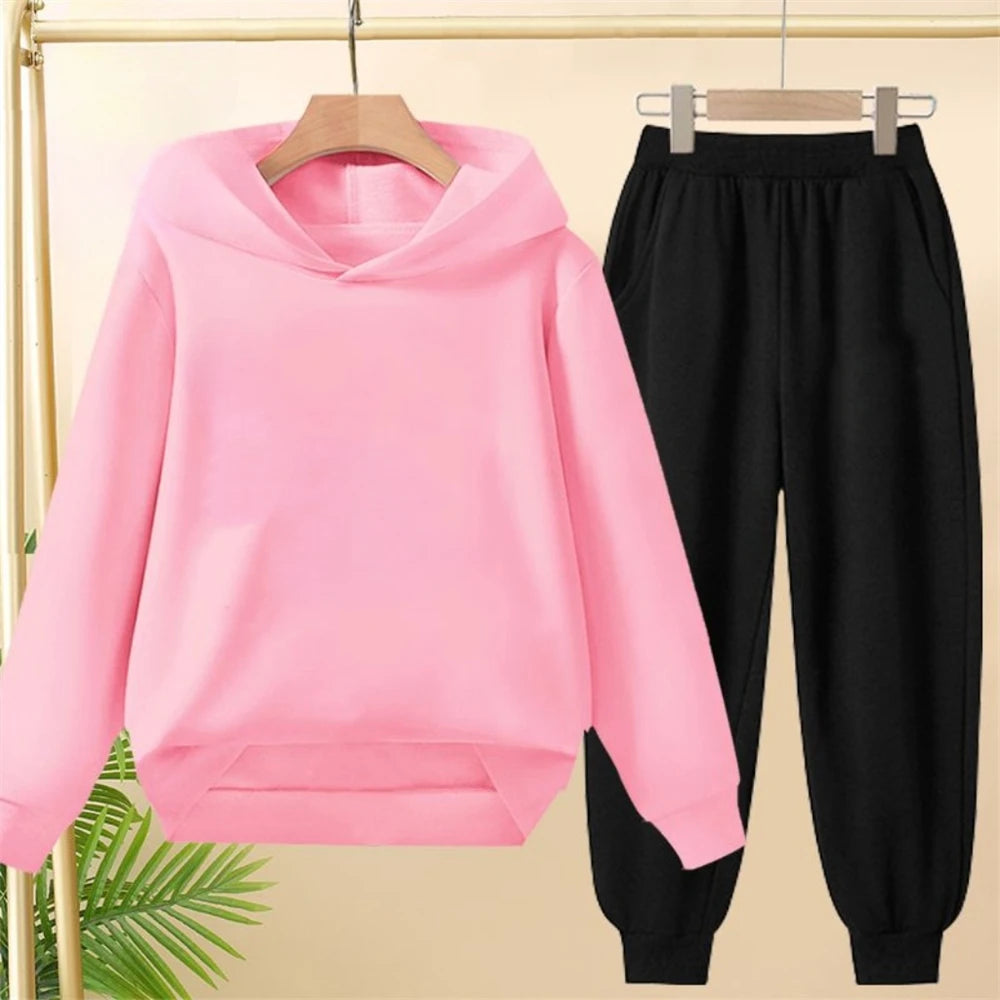 Children's Printed Sweatshirt and Pants Set