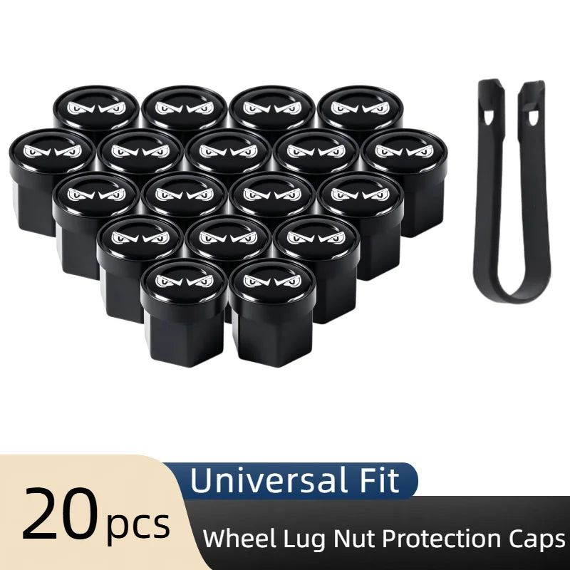 21 mm Wheel Lug Nut Covers – 20-Piece Set