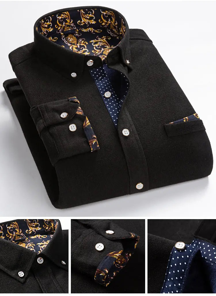 Men's Long-Sleeve Casual Autumn Shirt