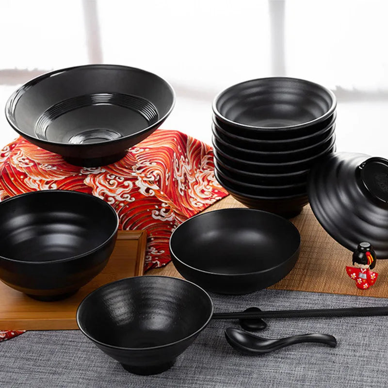 Frosted Melamine Bowls — Assorted Sizes