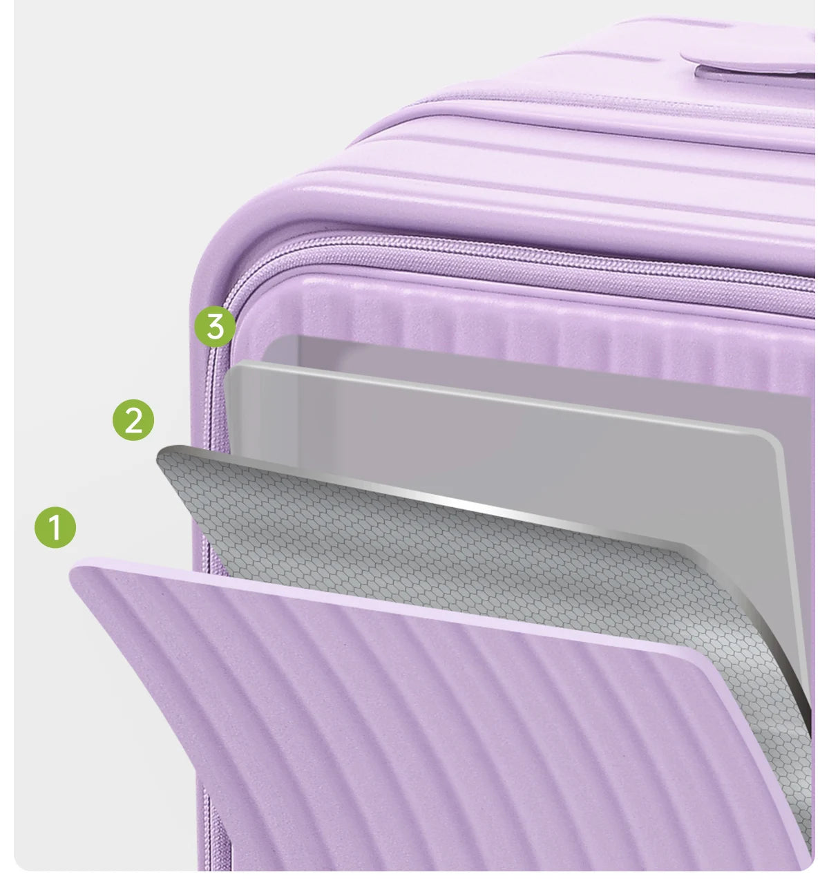 Side-Opening Lid Large Capacity Travel Suitcase Lightweight Pure PC Expandable Trolley Case 24/26/28/30inch Luggage High Quality Whispering Desires Shoppe