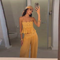 Women's Lace-Look Top and Pants — Top or Set Options