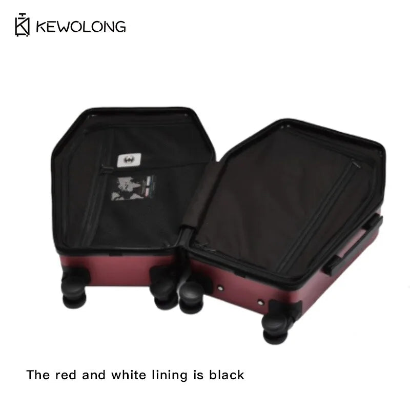 Gothic Coffin-Style Spinner Suitcase
