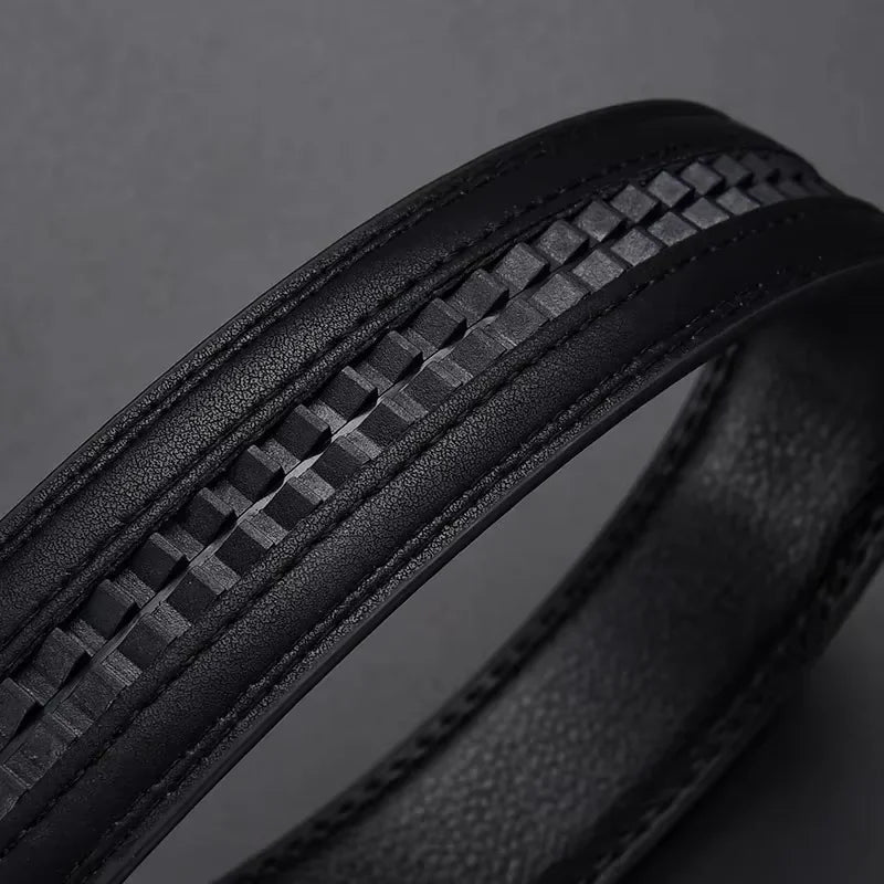 Men's PU Click-Buckle Casual Belt