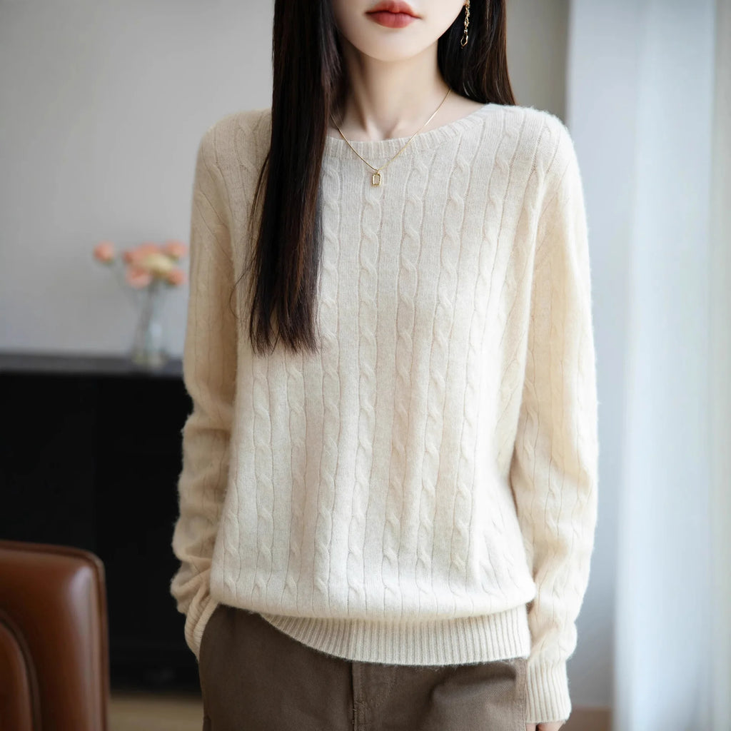 Women Sweater Loose Fashion Long Sleeve Pullovers Autumn Winter Warm Solid Bottoming Shirt Korean Fashion Knitted Jumpers Whispering Desires Shoppe