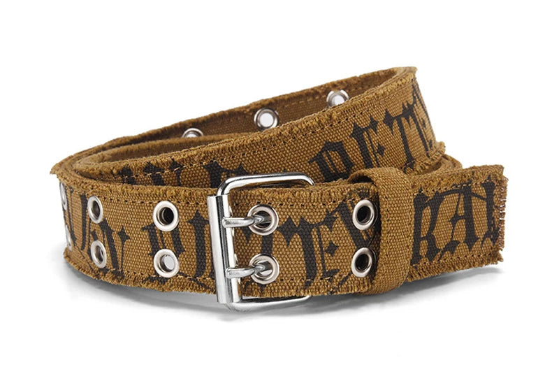 Unisex Double-Prong Canvas Belt