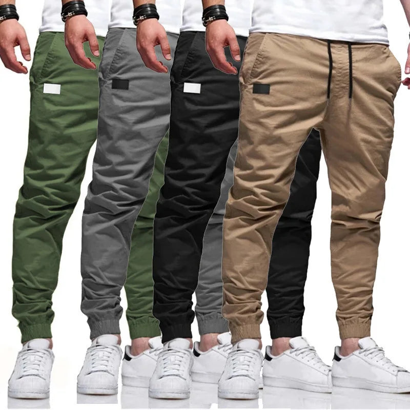 Men's Slim Multi-Pocket Cargo Joggers