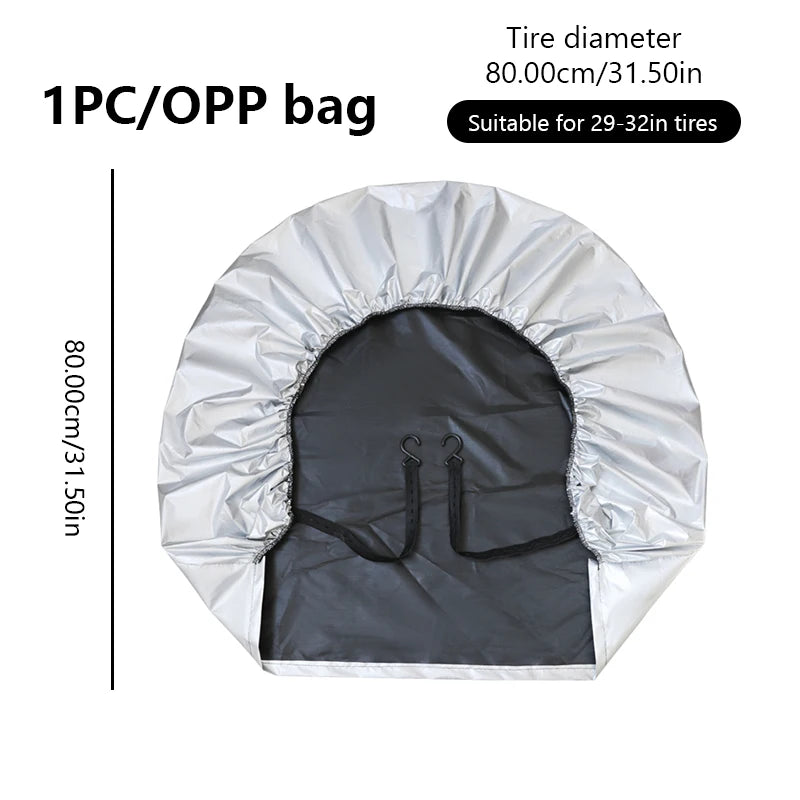 SEAMETAL Tire Covers – 29–32 Inch, 1 or 4 Pieces