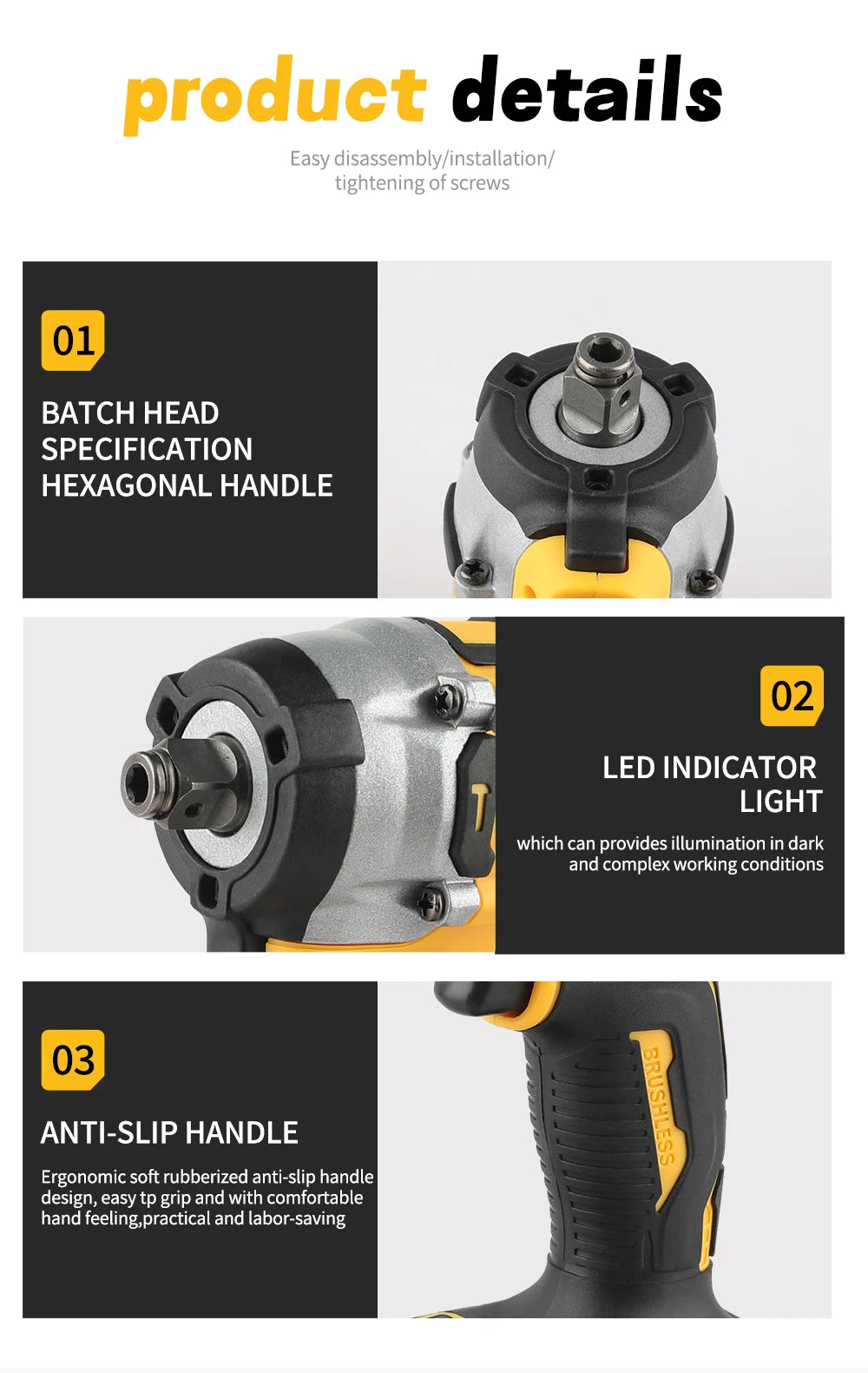 DEWALT DCF921 / DCF922 1/2-Inch Impact Wrench — Tool Only