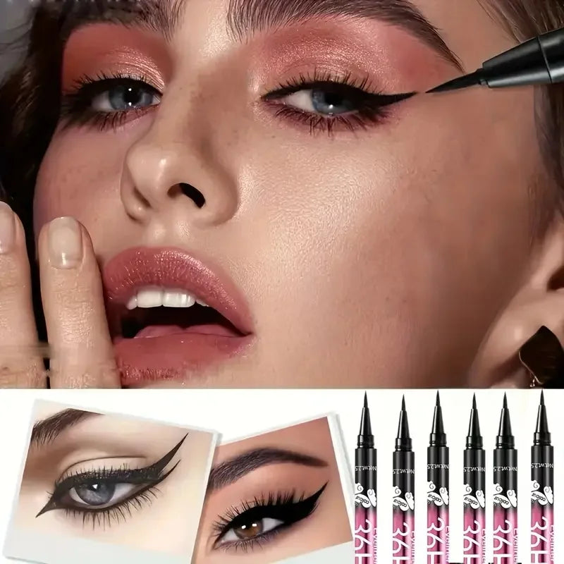 Black Liquid Eyeliner – 12-Piece Set