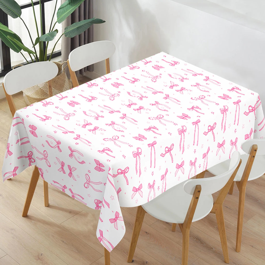 Metallic-Look Rectangular Party Tablecloth