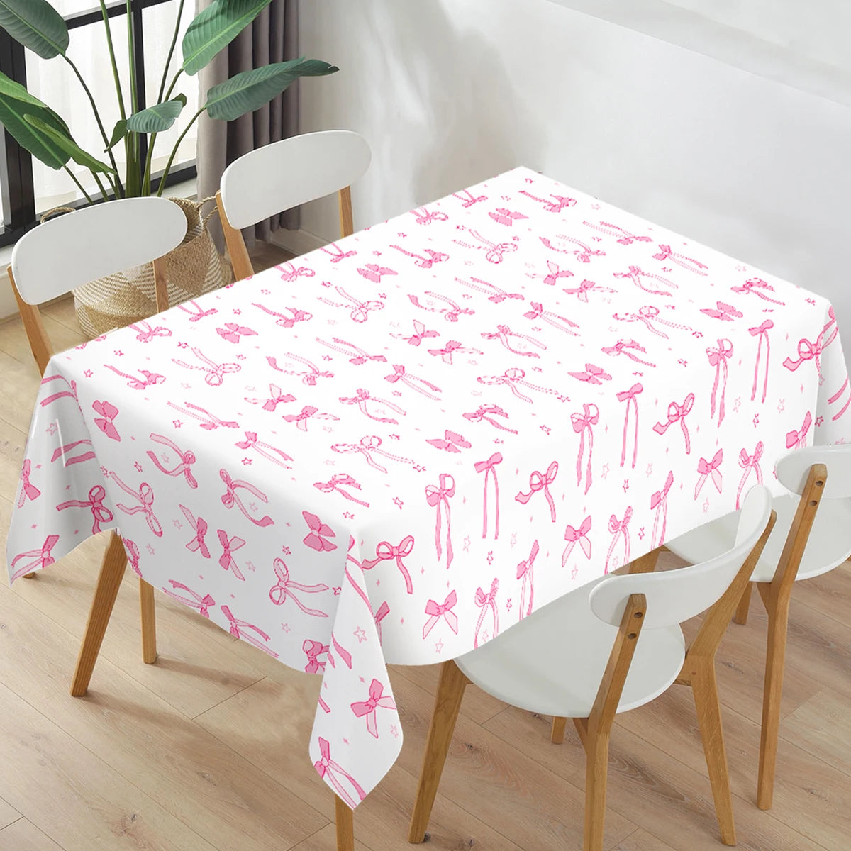 Metallic-Look Rectangular Party Tablecloth