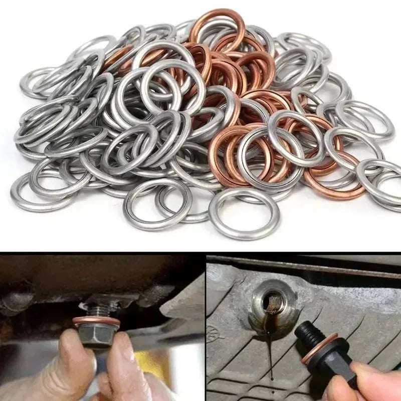Copper & Aluminum Oil Drain Plug Washer Packs