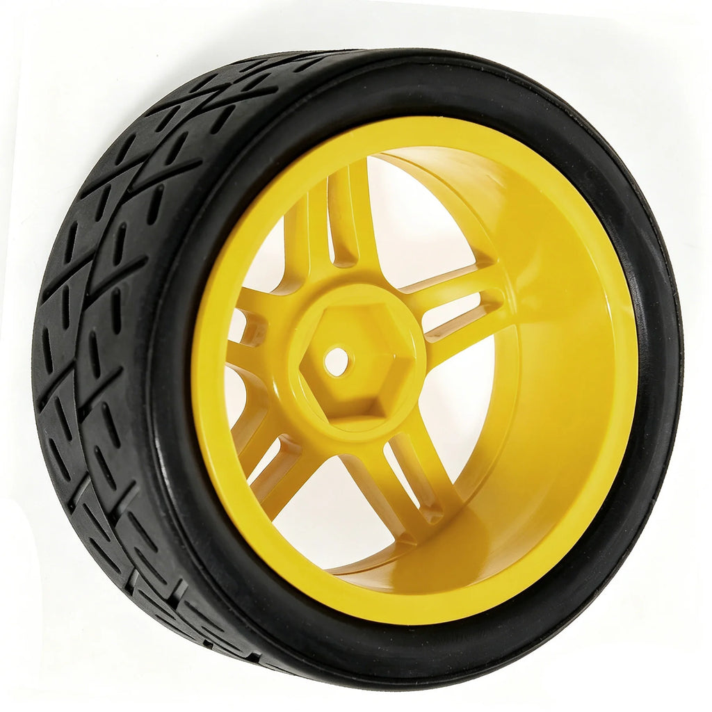 1:10 RC Car Tires & Wheels – Set of 4, 12 mm Hex