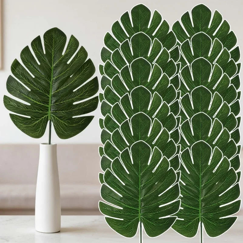 Artificial Monstera Leaf Stems, 30 cm