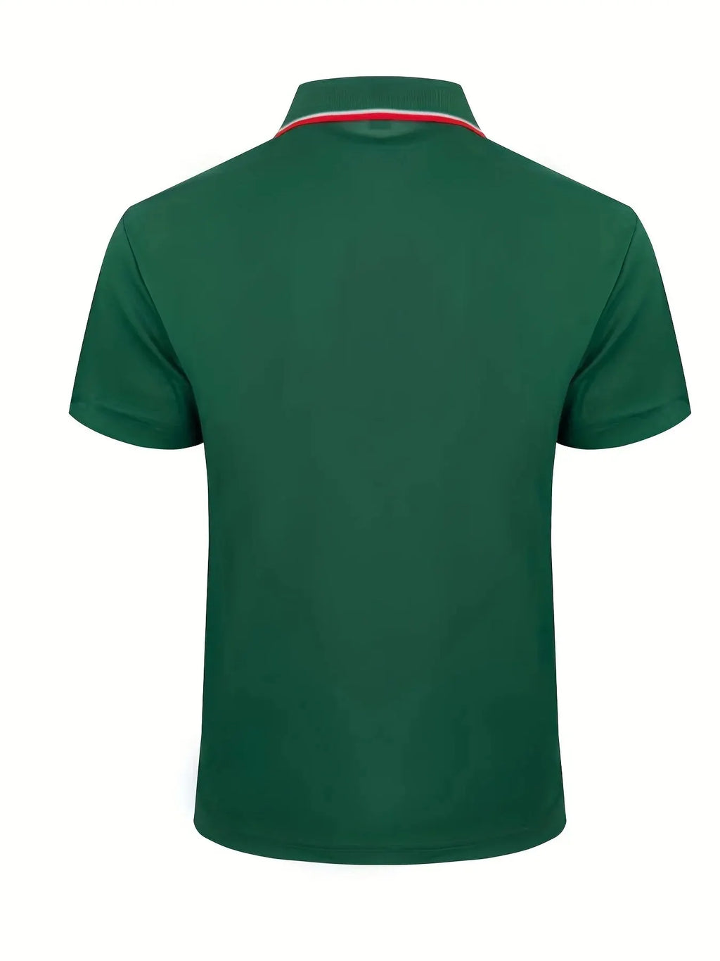 Men's Solid-Color Short-Sleeve Polo Shirt