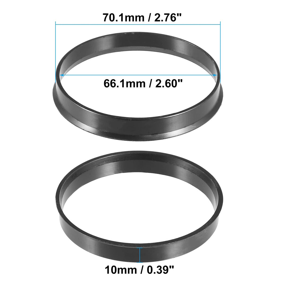 70.1 mm Hub-Centric Rings – Set of 4
