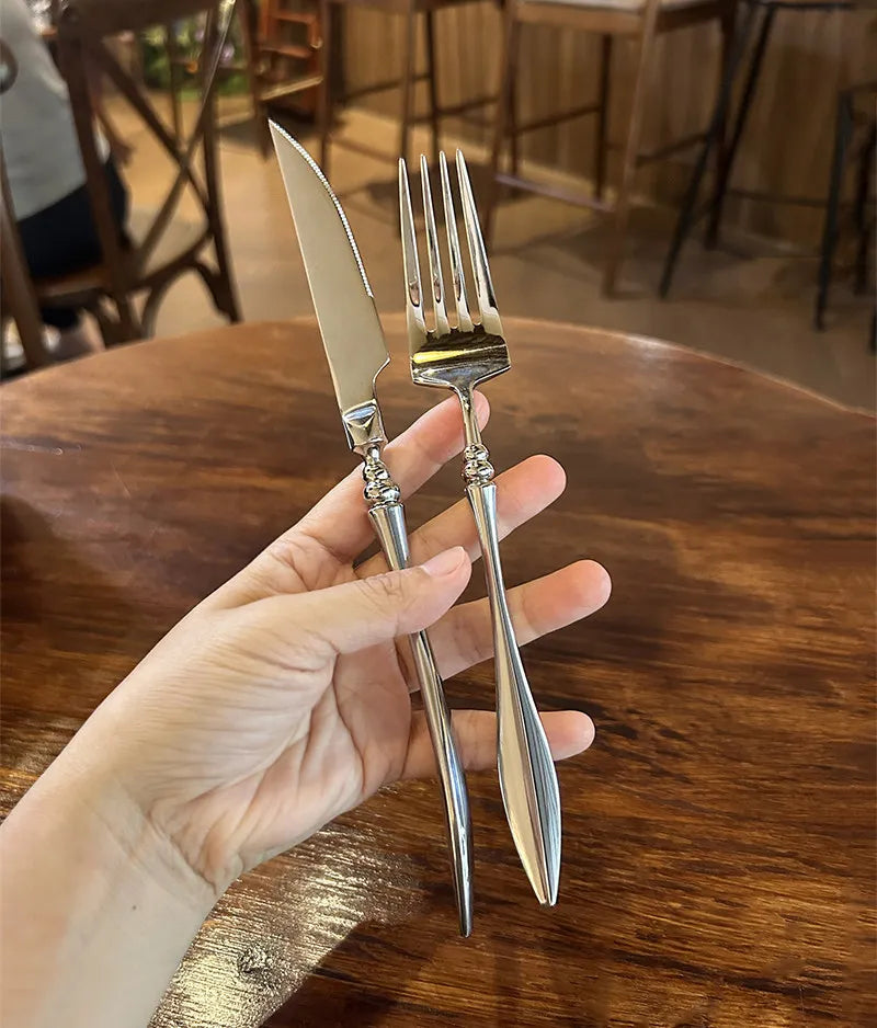 Stainless Steel Cutlery Set — 6 Pieces