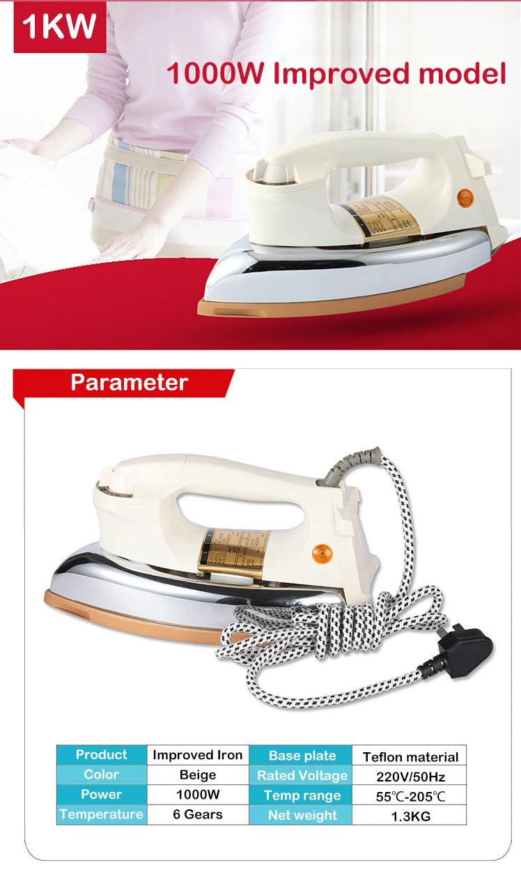 Adjustable Dry Iron – 220V