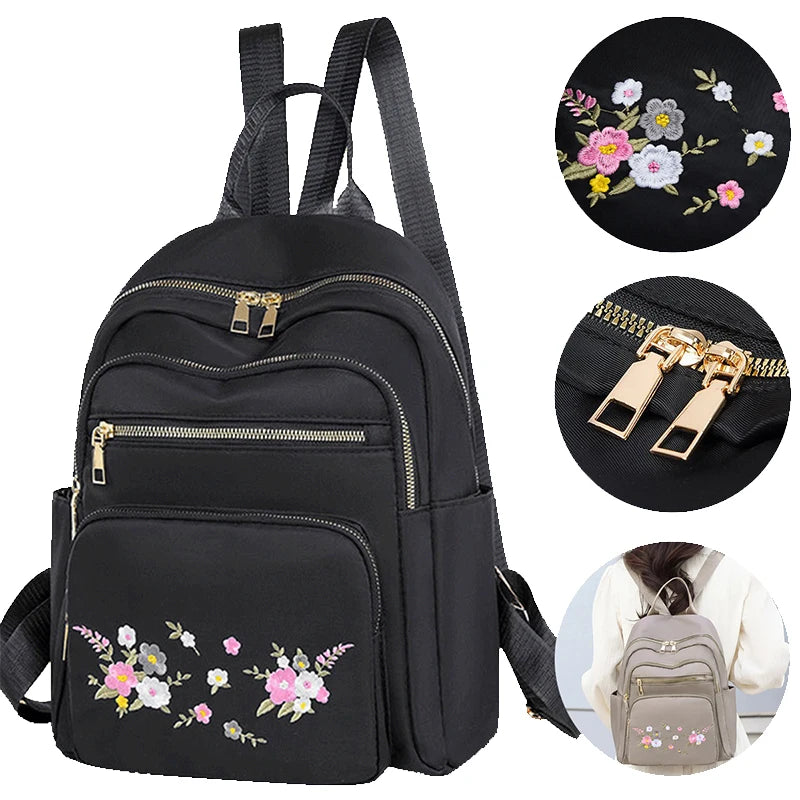 Embroidered Softback Backpack