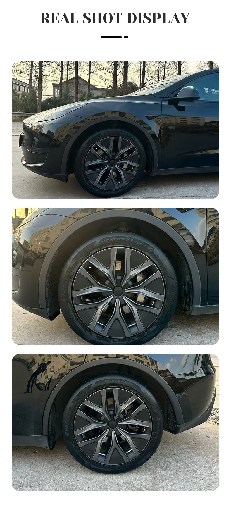 TSLLUG 19-Inch Wheel Covers for Tesla Model Y – Set of 4