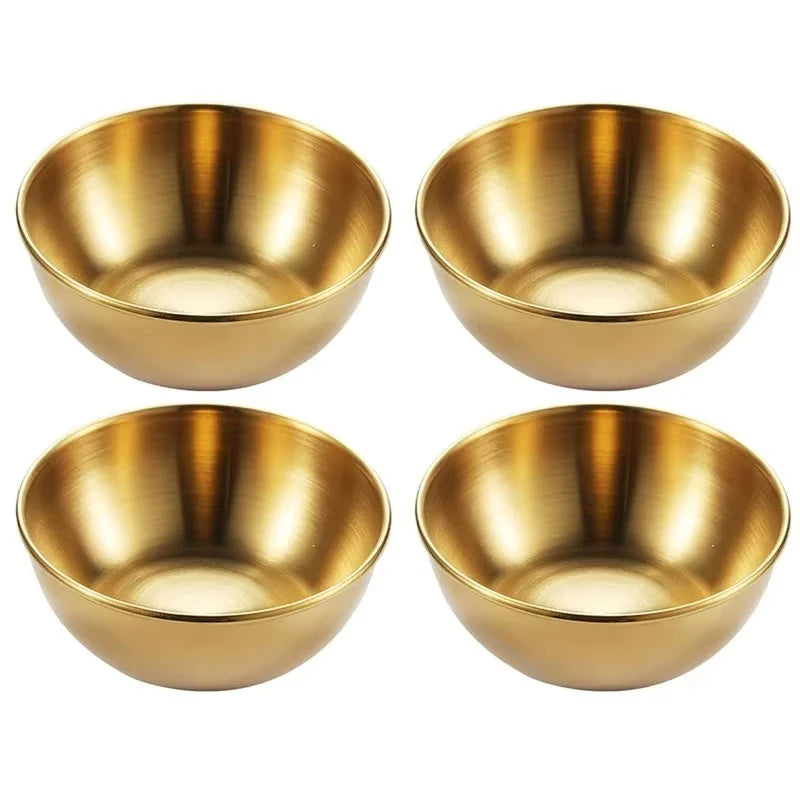 Simbuid Stainless Steel Sauce Dishes — 2 or 4 Pack
