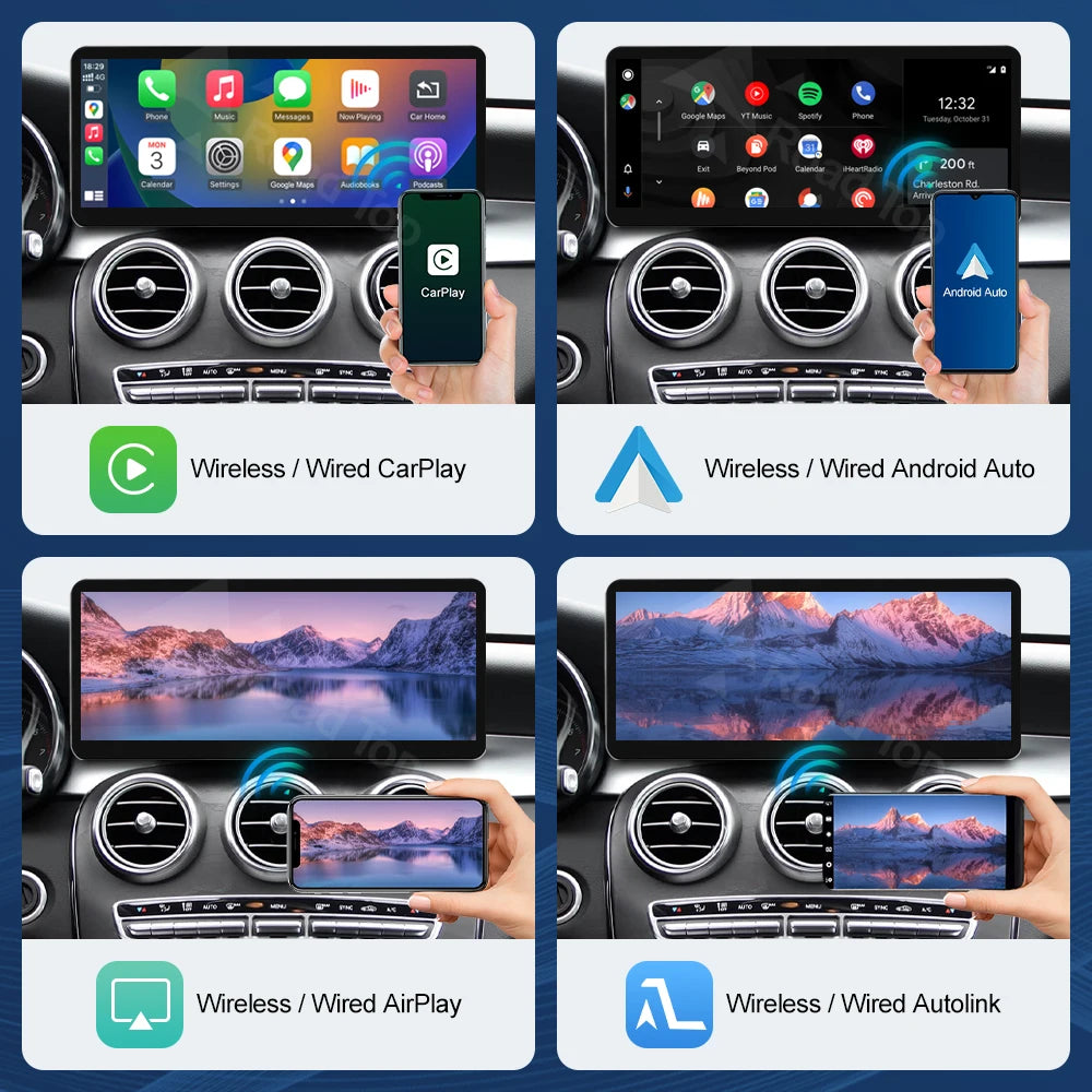 Road Top CarPlay Display for Mercedes-Benz NTG5.0