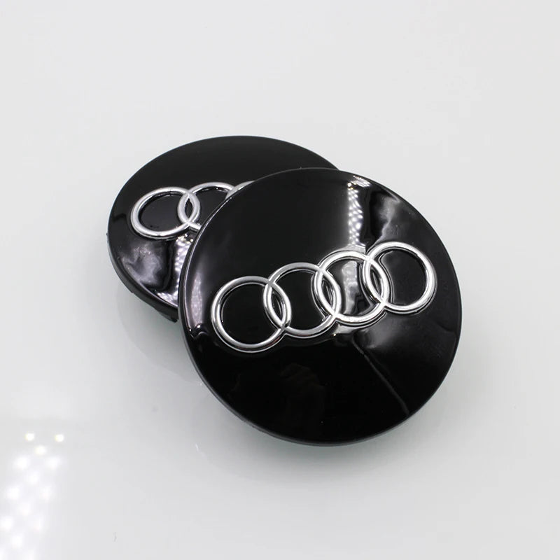 Replacement Wheel Center Caps – Set of 4, 60–77 mm Options