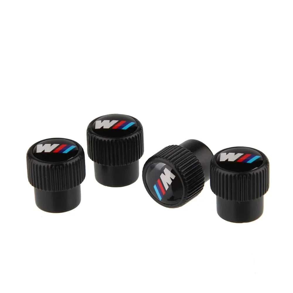 M-Power Design Aluminum Tire Valve Caps – Set of 4