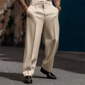 Men's High-Waisted Relaxed Dress Trousers