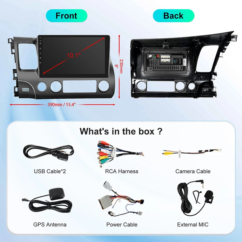 IYING MZY-01-A Stereo for Honda Civic 2006–2011