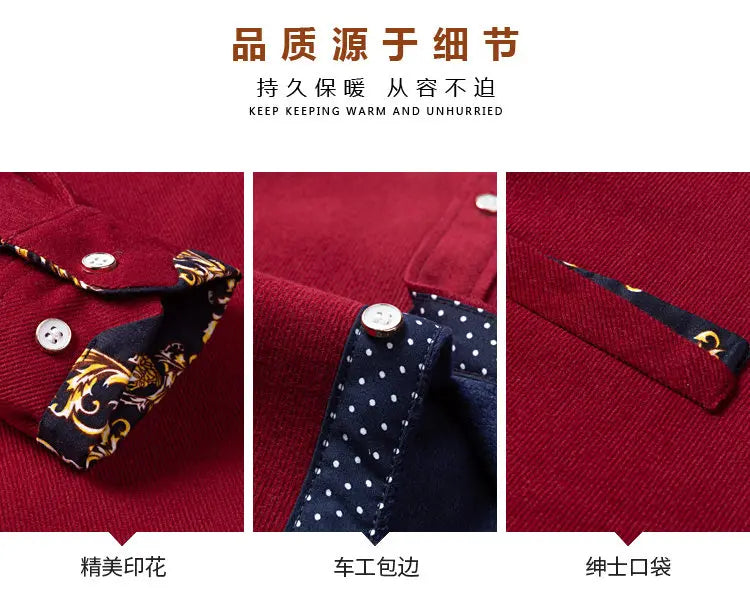 Men's Long-Sleeve Casual Autumn Shirt