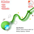 Rechargeable Rolling Cat Ball with Faux Tail