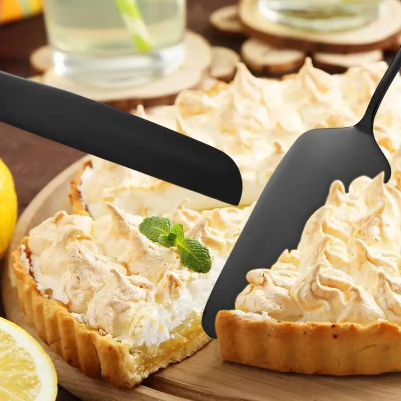 Venlohome Stainless Steel Cake Knife and Server