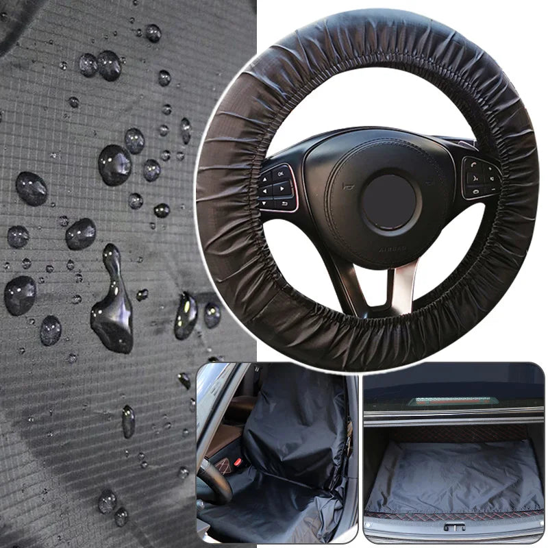 Reusable Oxford-Cloth Vehicle Covers & Trunk Mat Options