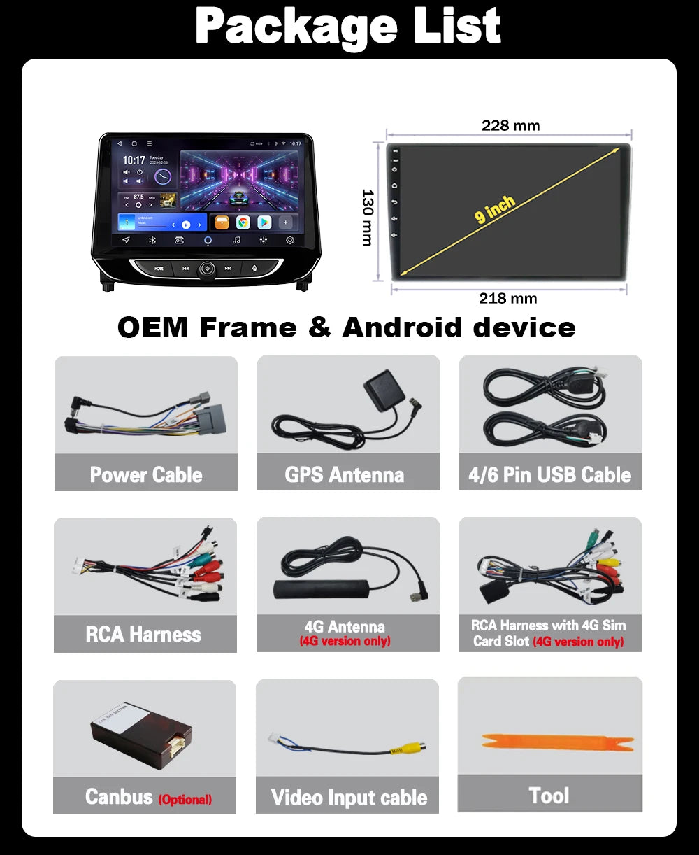 9-Inch Android Stereo for Chevrolet Onix 2020–2022