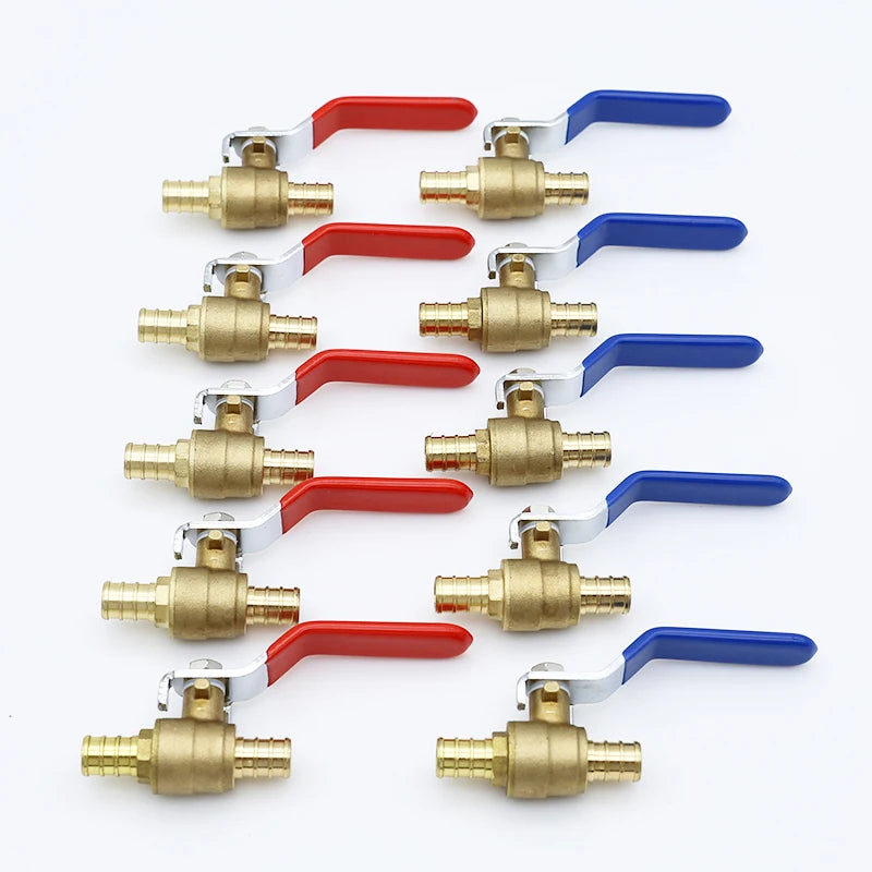 KING SMART 1/2" Full Port PEX Ball Valve, 10-Pack