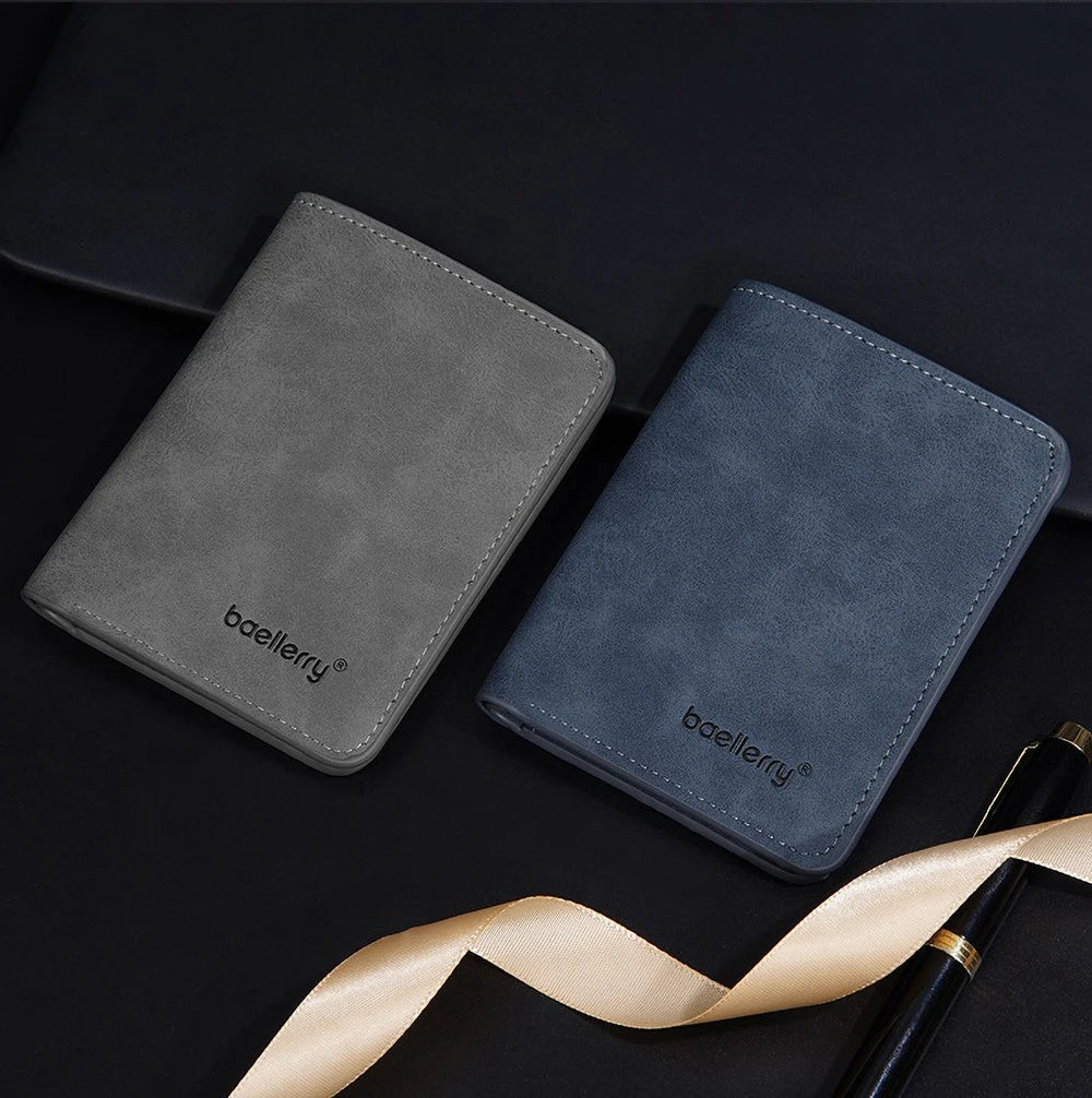 Baellerry Men's PU Wallet with Money Clip