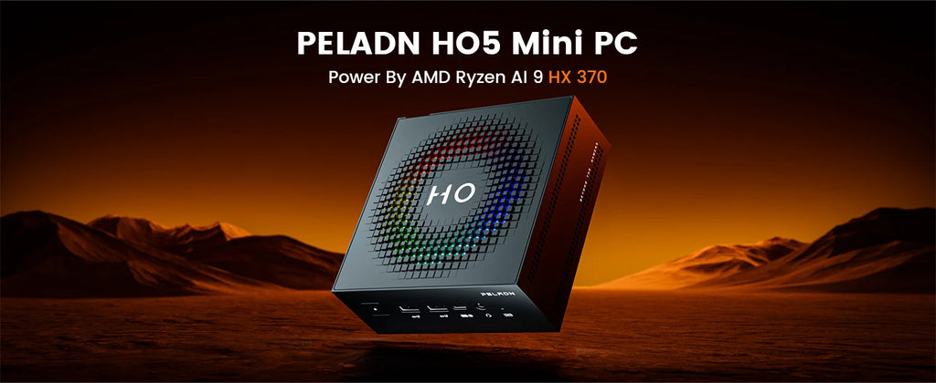 PELADN HO5 Ryzen AI 9 HX 370 Mini PC