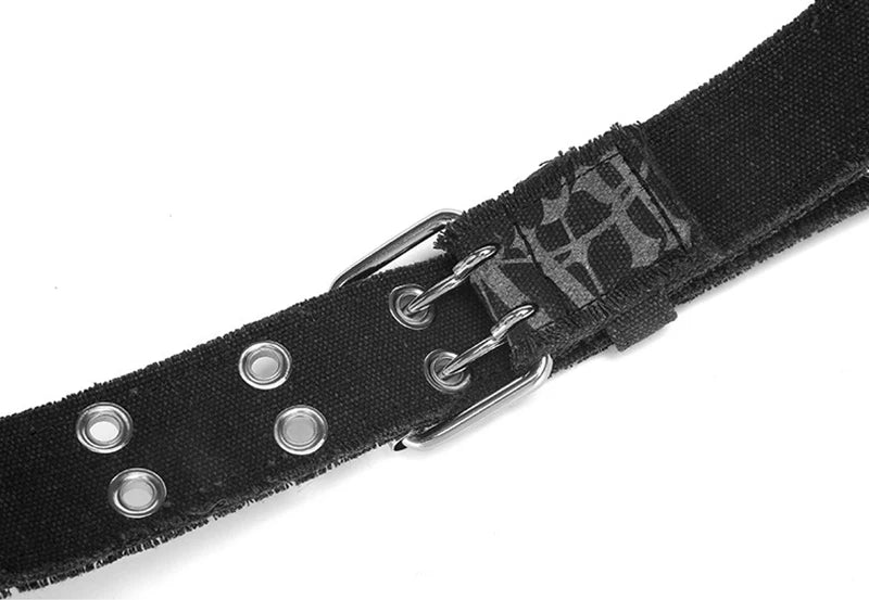 Unisex Double-Prong Canvas Belt