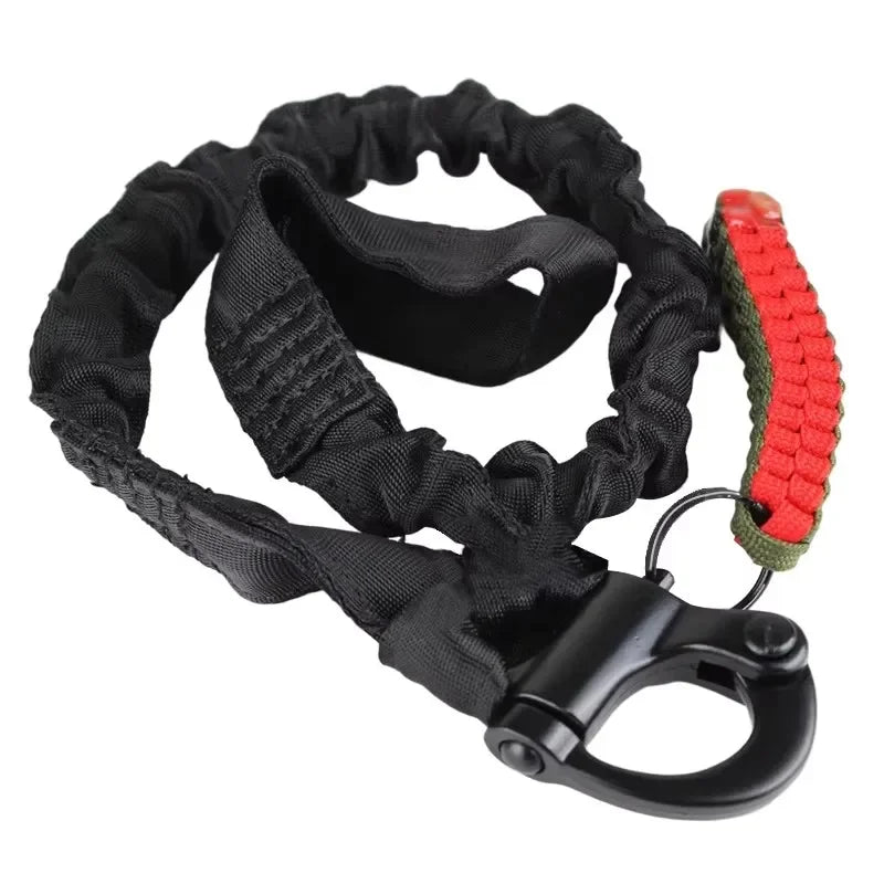 Quick-Release Elastic Equipment Lanyard, 55 cm